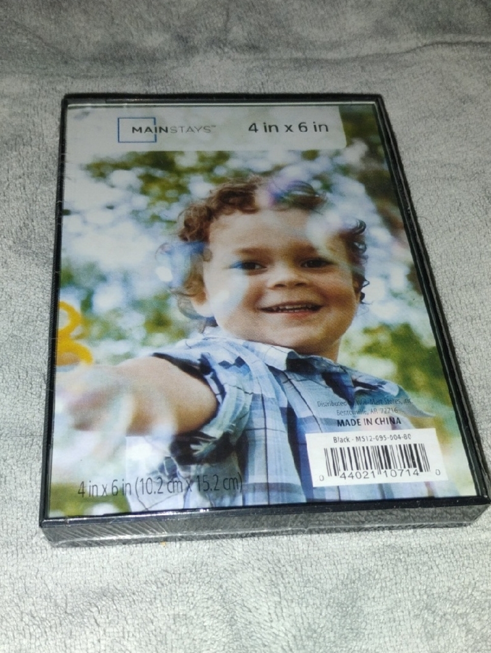 Mainstays Black 4x6 Photo Frame - Simple Display